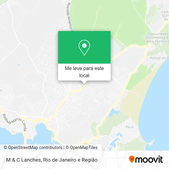 M & C Lanches mapa