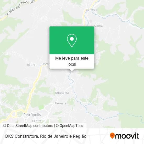 DKS Construtora mapa