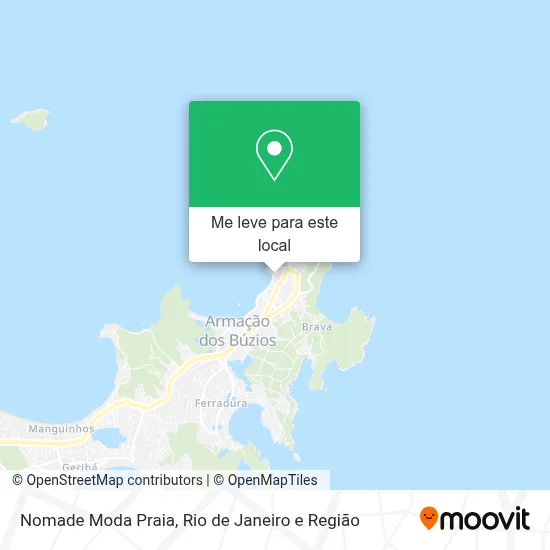 Nomade Moda Praia mapa