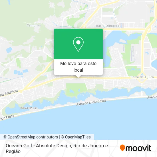 Oceana Golf - Absolute Design mapa