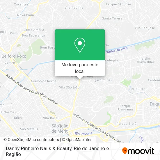 Danny Pinheiro Nails & Beauty mapa