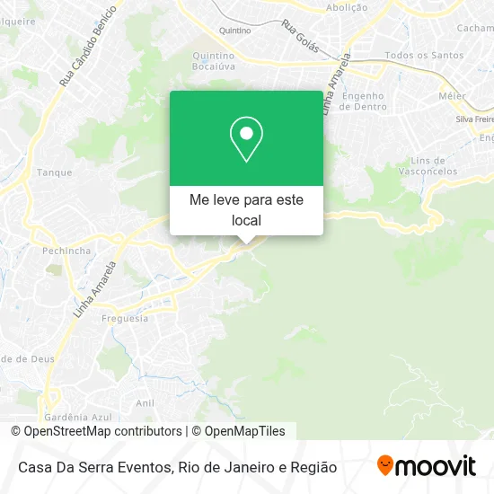 Casa Da Serra Eventos mapa