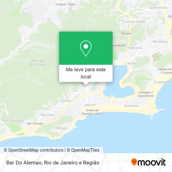 Bar Do Alemao mapa