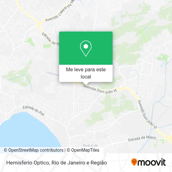 Hemisferio Optico mapa