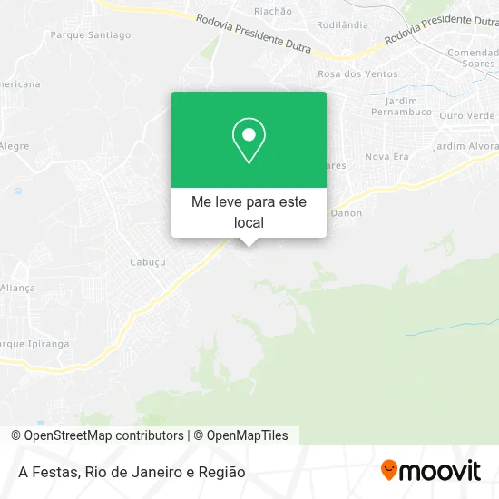 A Festas mapa