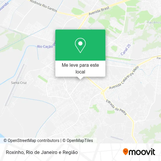 Roxinho mapa