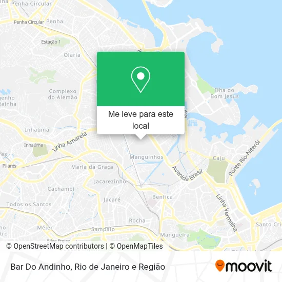 Bar Do Andinho mapa