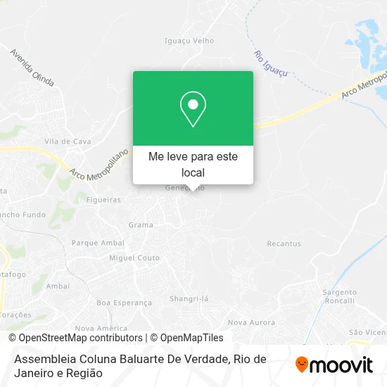 Assembleia Coluna Baluarte De Verdade mapa
