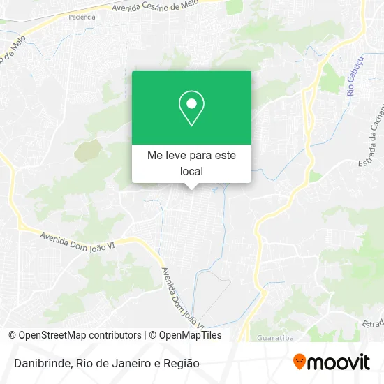 Danibrinde mapa