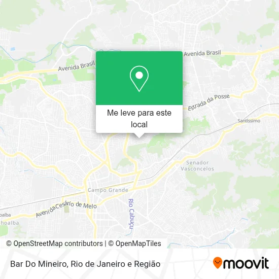 Bar Do Mineiro mapa