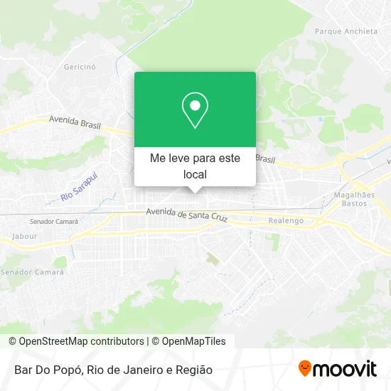 Bar Do Popó mapa