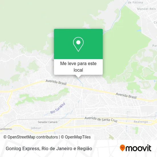 Gonlog Express mapa