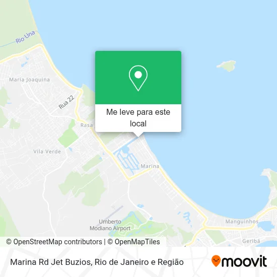 Marina Rd Jet Buzios mapa