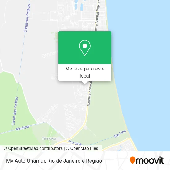 Mv Auto Unamar mapa