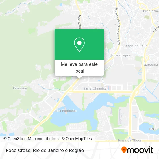 Foco Cross mapa