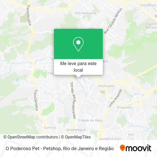 O Poderoso Pet - Petshop mapa