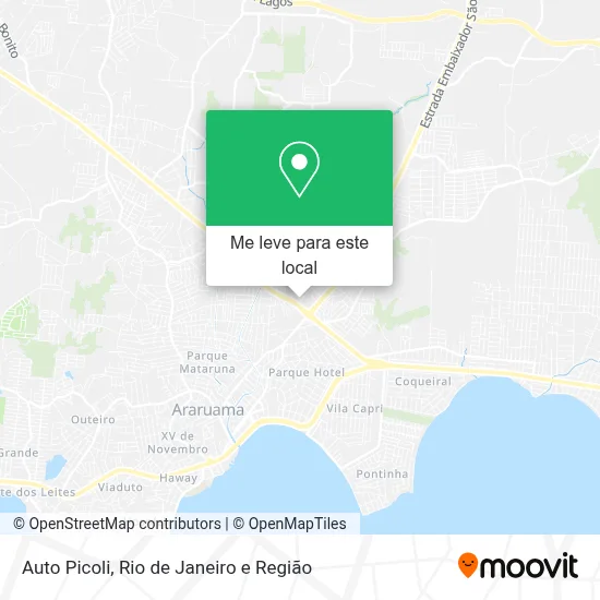 Auto Picoli mapa