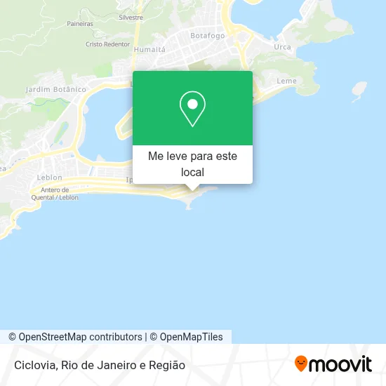 Ciclovia mapa