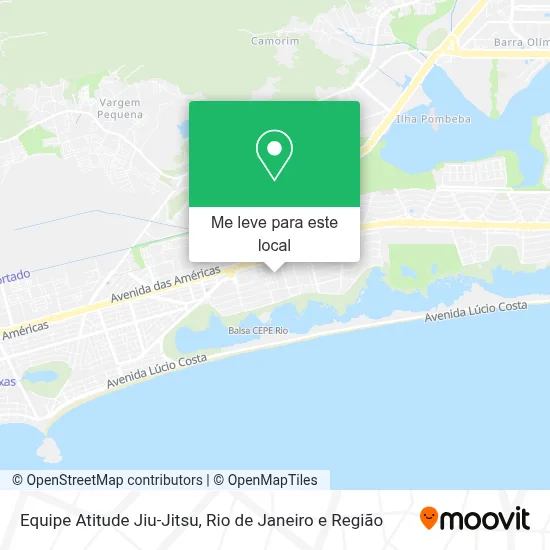 Equipe Atitude Jiu-Jitsu mapa