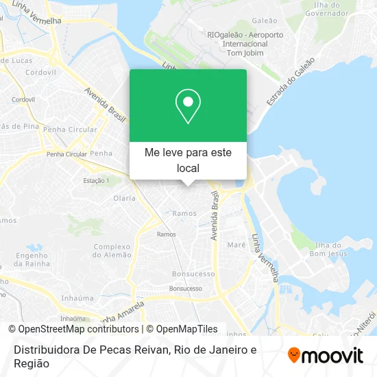 Distribuidora De Pecas Reivan mapa
