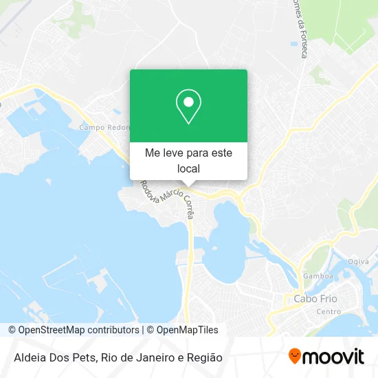 Aldeia Dos Pets mapa