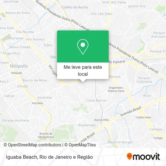 Iguaba Beach mapa
