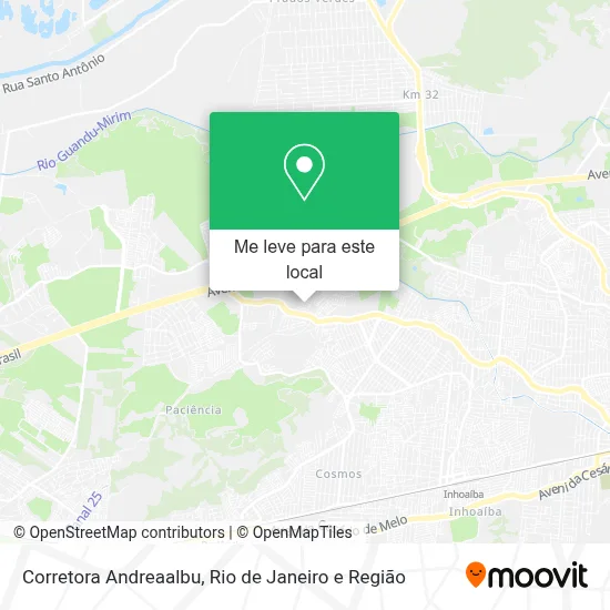 Corretora Andreaalbu mapa