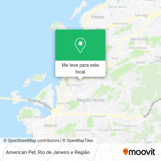 American Pet mapa