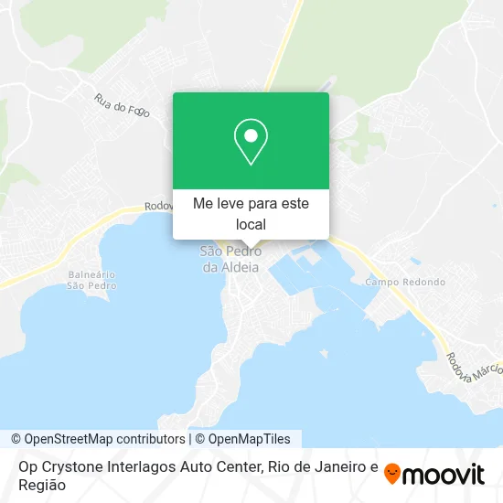 Op Crystone Interlagos Auto Center mapa