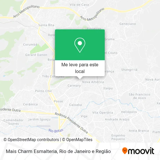 Mais Charm Esmalteria mapa