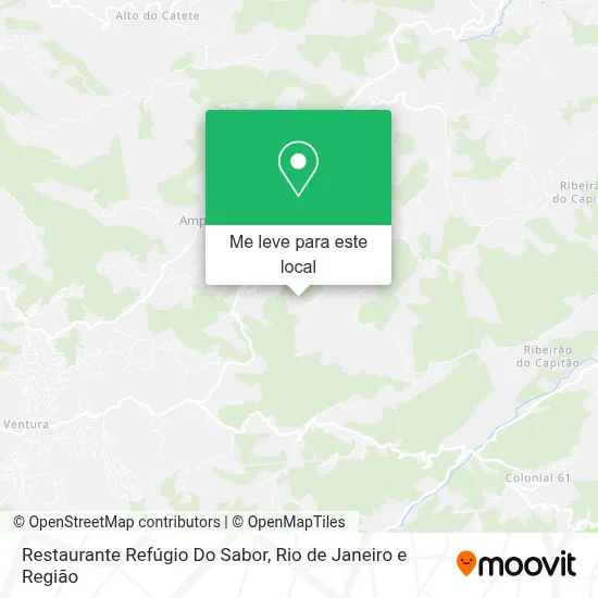 Restaurante Refúgio Do Sabor mapa