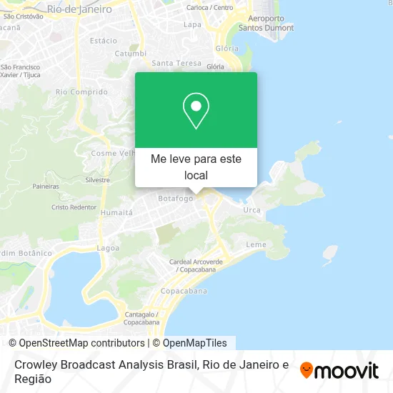 Crowley Broadcast Analysis Brasil mapa