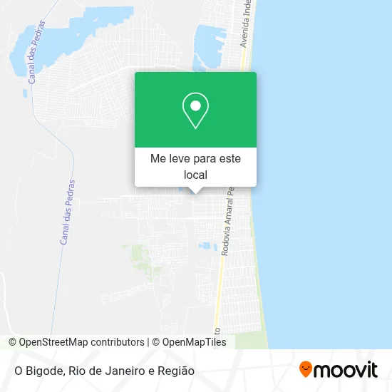 O Bigode mapa