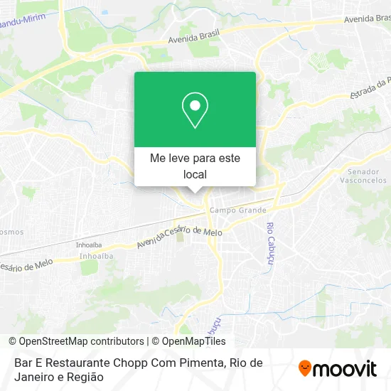 Bar E Restaurante Chopp Com Pimenta mapa