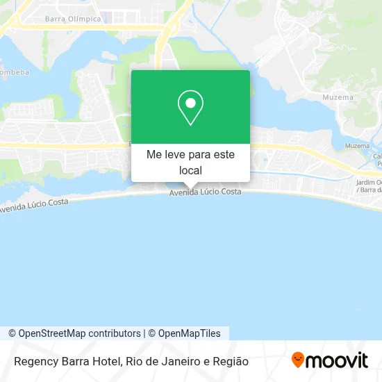Regency Barra Hotel mapa
