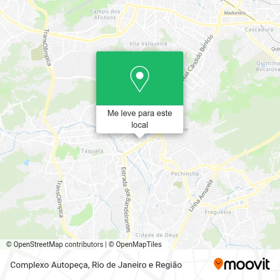 Complexo Autopeça mapa