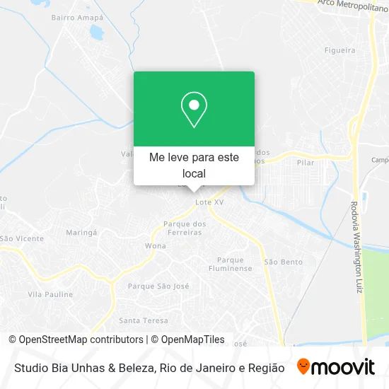 Studio Bia Unhas & Beleza mapa