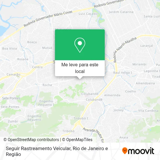 Seguir Rastreamento Veicular mapa