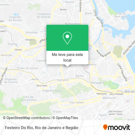 Festeiro Do Rio mapa