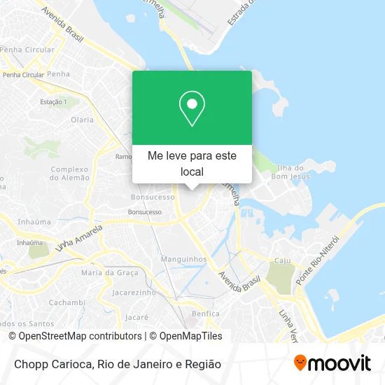 Chopp Carioca mapa