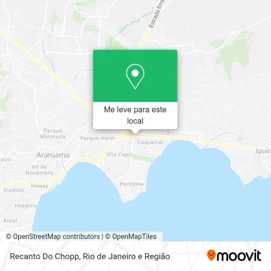 Recanto Do Chopp mapa