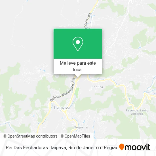 Rei Das Fechaduras Itaipava mapa