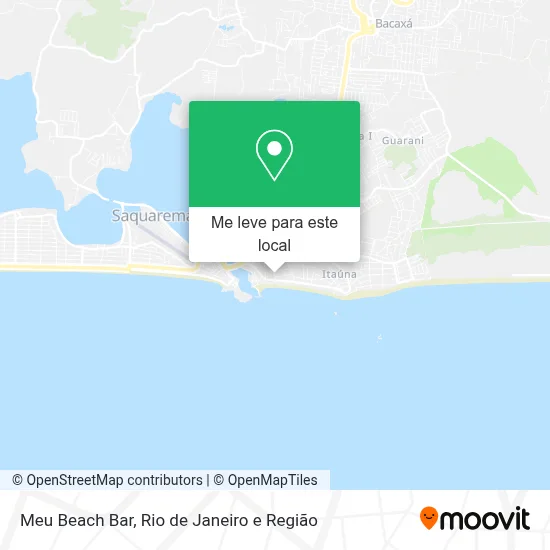Meu Beach Bar mapa