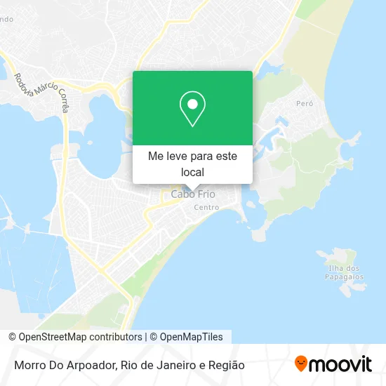 Morro Do Arpoador mapa