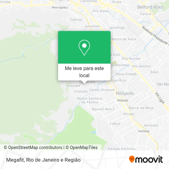 Megafit mapa
