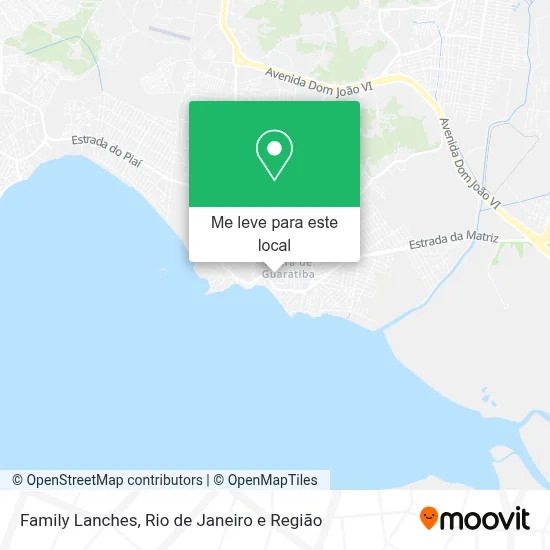 Family Lanches mapa