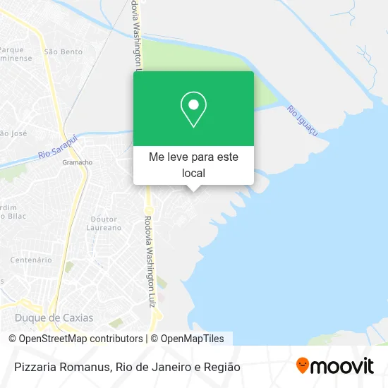 Pizzaria Romanus mapa