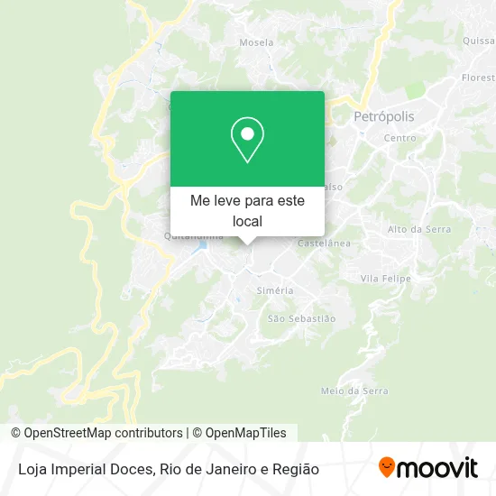 Loja Imperial Doces mapa