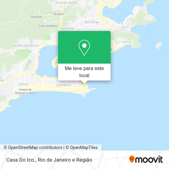 Casa Do Ico. mapa