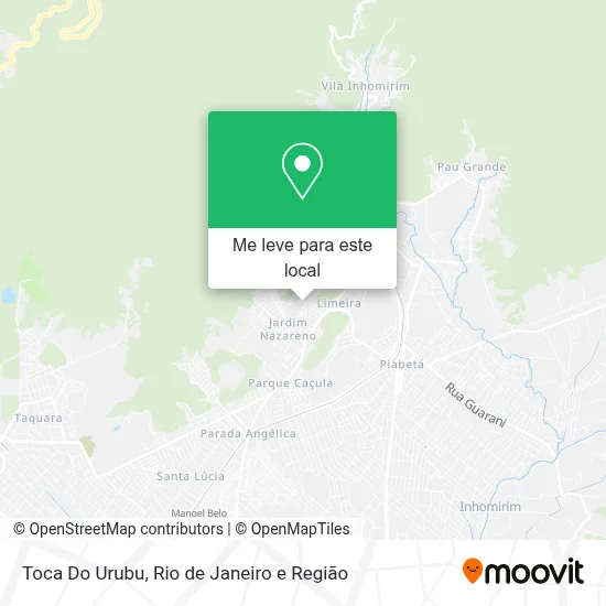 Toca Do Urubu mapa